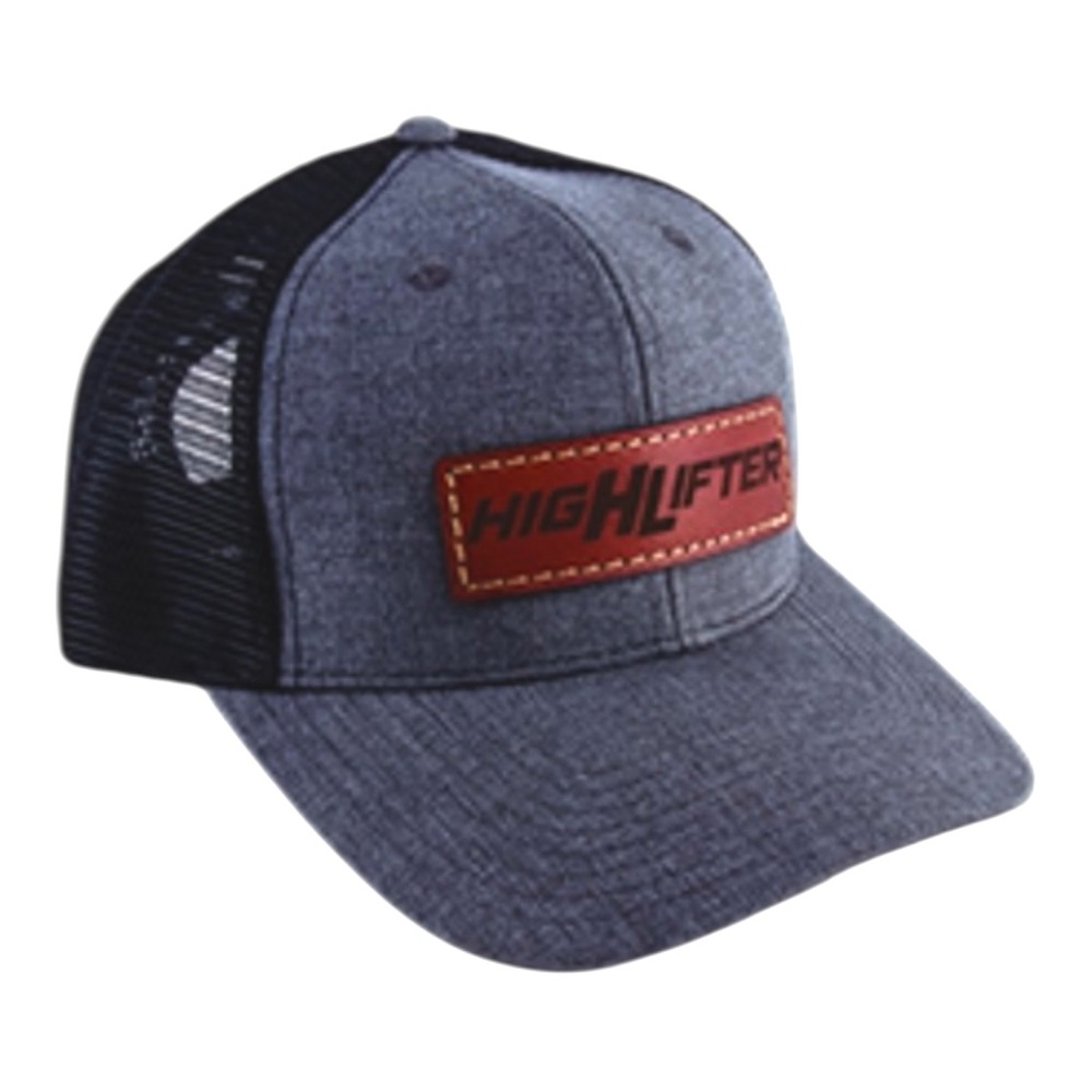 Hat High Lifter Gray Trucker Hat Snapback Cap Patch Logo Adjustable